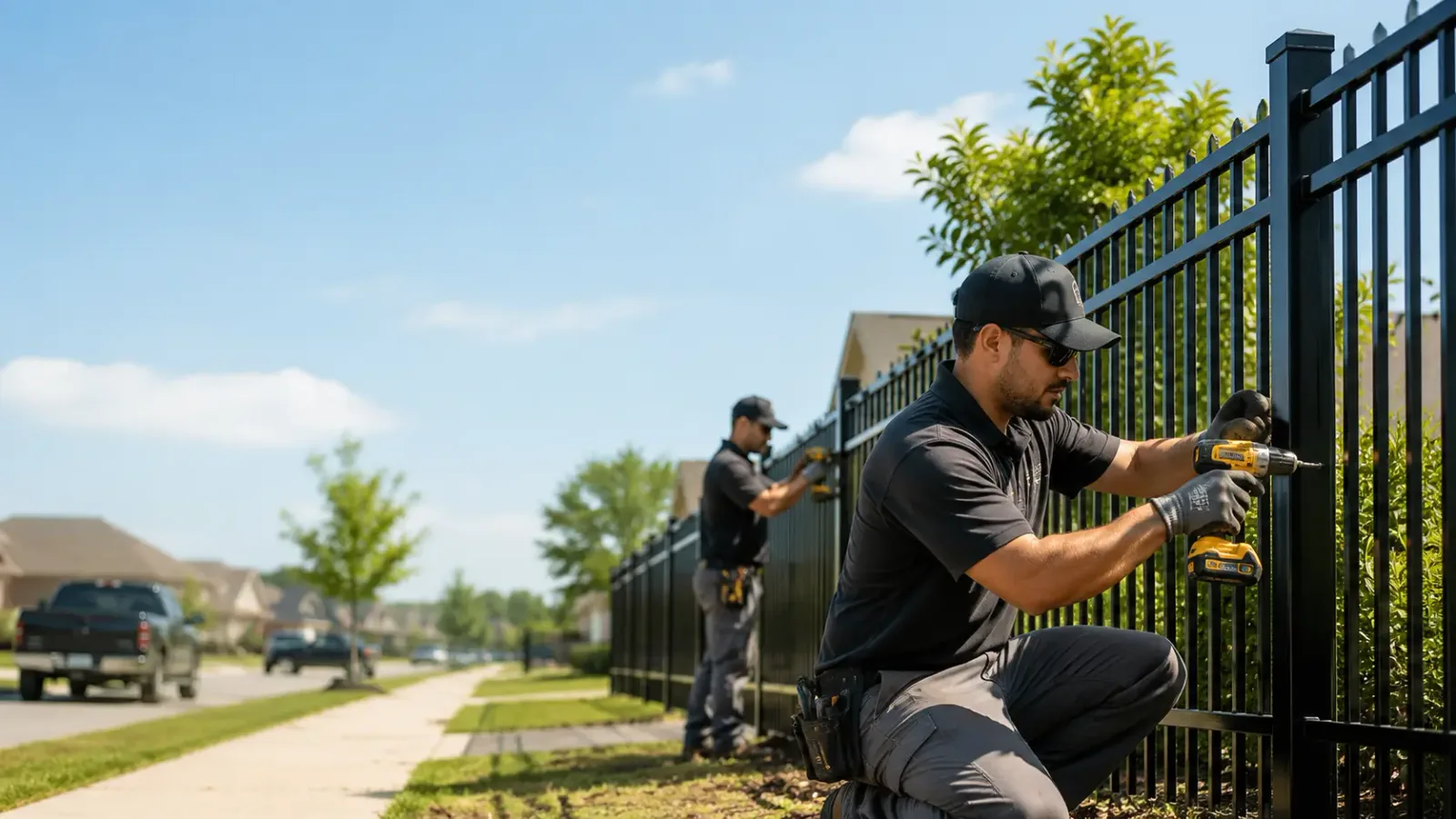 Metal Fence Installation in Bexar, AR